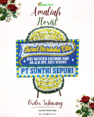 Papan Bunga Duka di Lembo