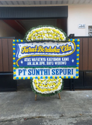Papan Bunga Duka di Lembo